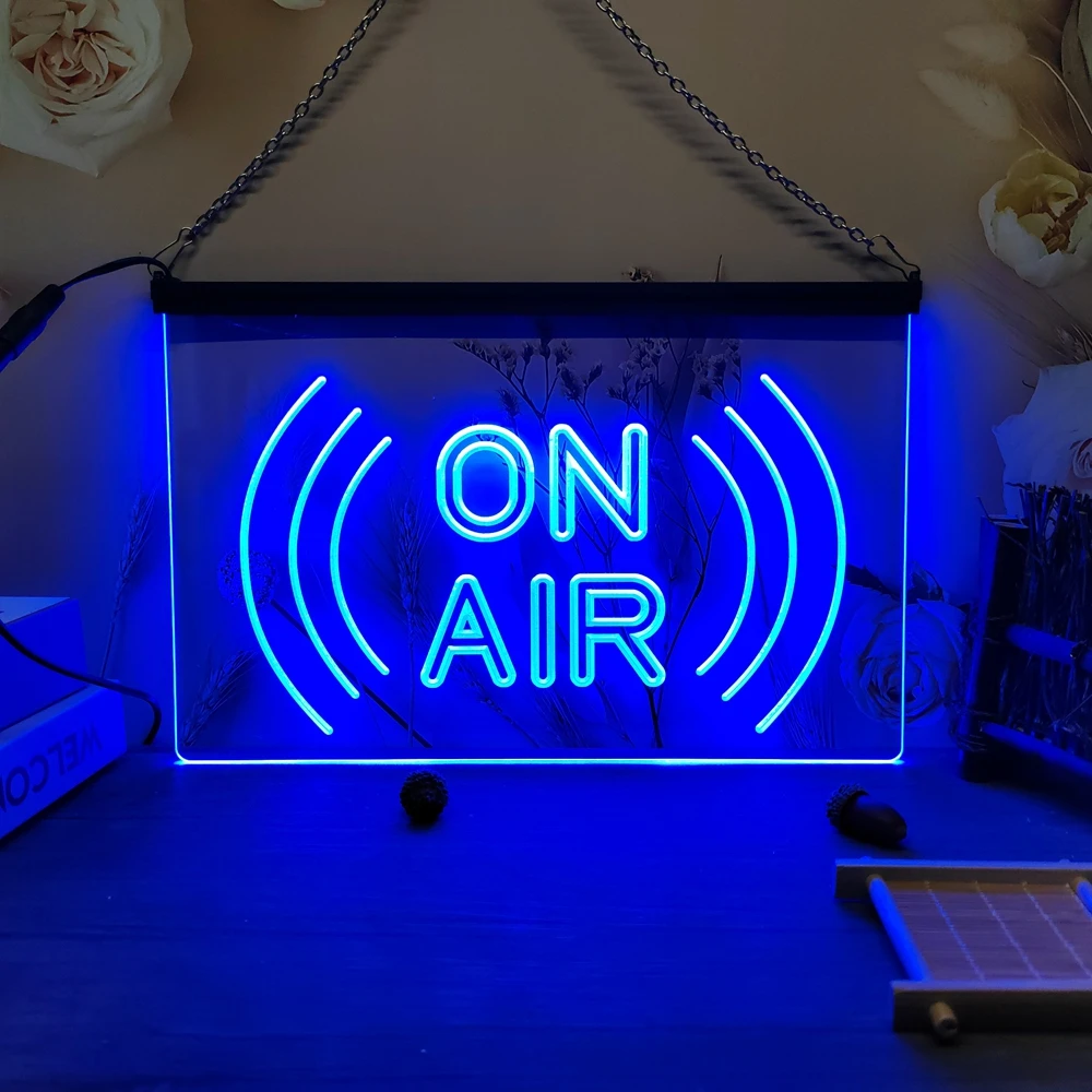 On Air Wave - 3D Carving LED Neon Sign for Home Decor and Creative Spaces