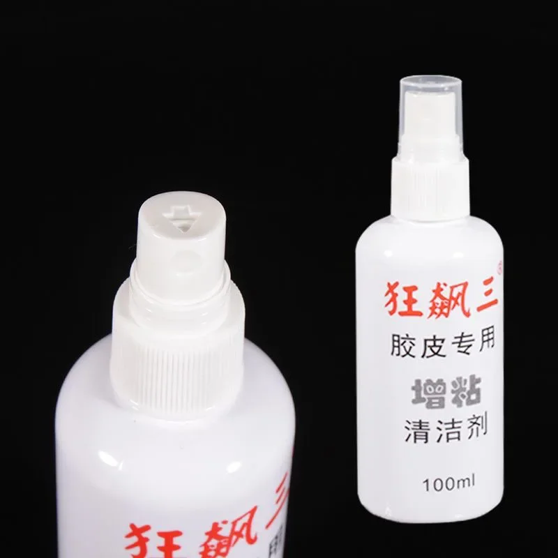 Table tennis rubber cleaner Rubber cleaning agent Table tennis rubber cleaning set HURRICANE 3 Table Tennis Rubber Adhesive Cleaning Spray Rubber Surface 100ml Table Tennis Racket Nutrient