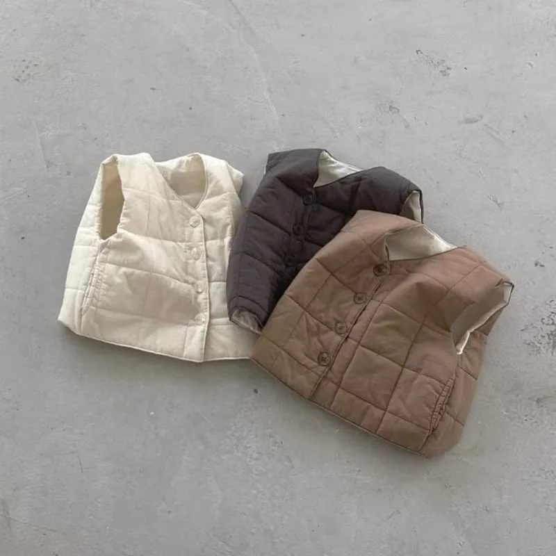 유행하는 단색 신상 조끼 자켓 한국 스타일 가을 겨울 면 캐주얼 다용도 상의 남..