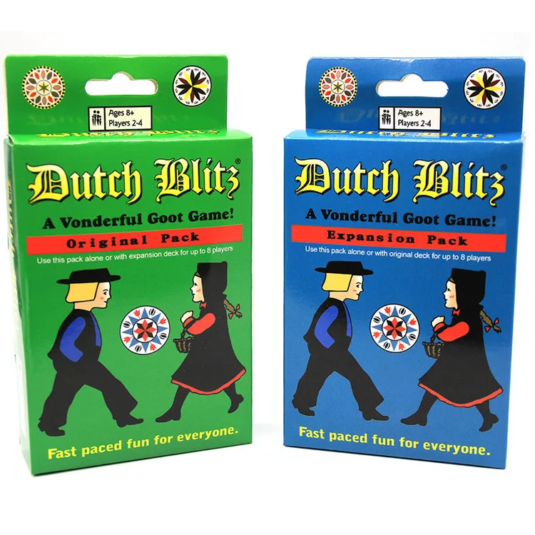 Dutch Blitz Card Game Contains 160 Card Quick Easy To Learn Family Game For 2