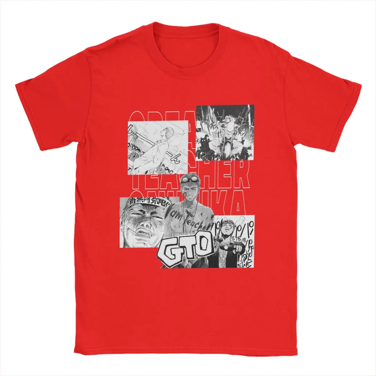 Men T-Shirt GTO Great Teacher Onizuka Vintage Pure Cotton