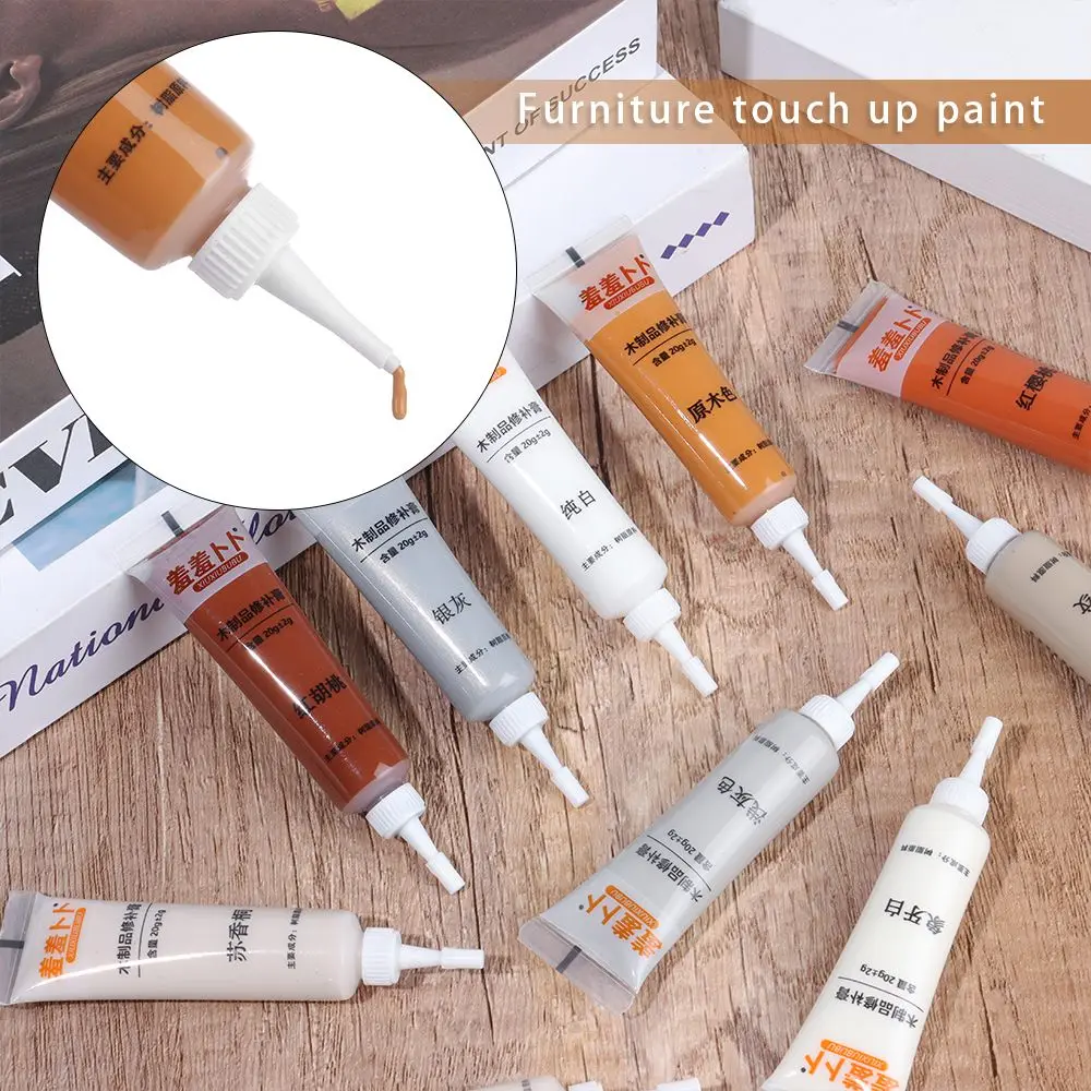 Mending Tool Color Repairing Multipurpose Wood Touch Up Damage Repairs Cream Furniture Refinishing Paint Scratch Repair Agent Wood Repair Kit