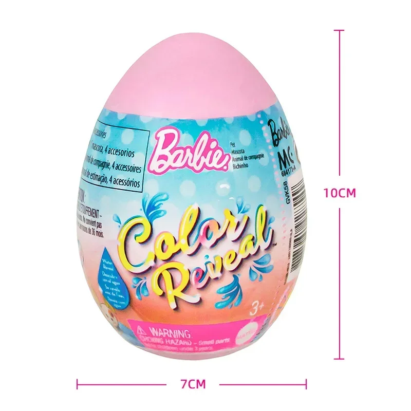 Original Barbie Color Reveal Mystery Box Pet Easter Eggs Change