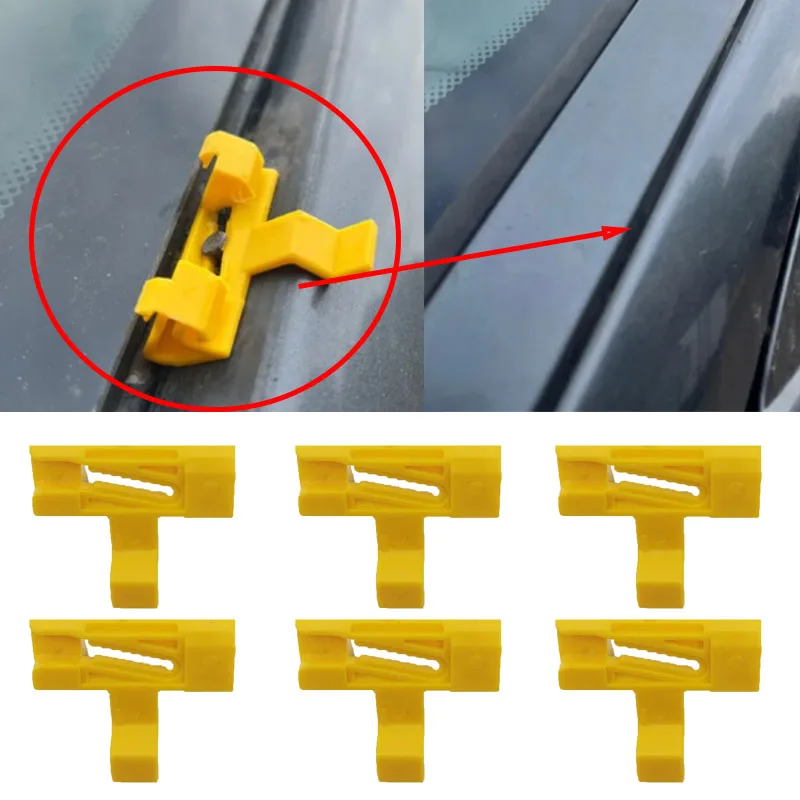 6-Piece Windshield Molding Side Trim Clip Set For Volvo S60, XC70, V70 - Part #30678009 10 thumbnail image