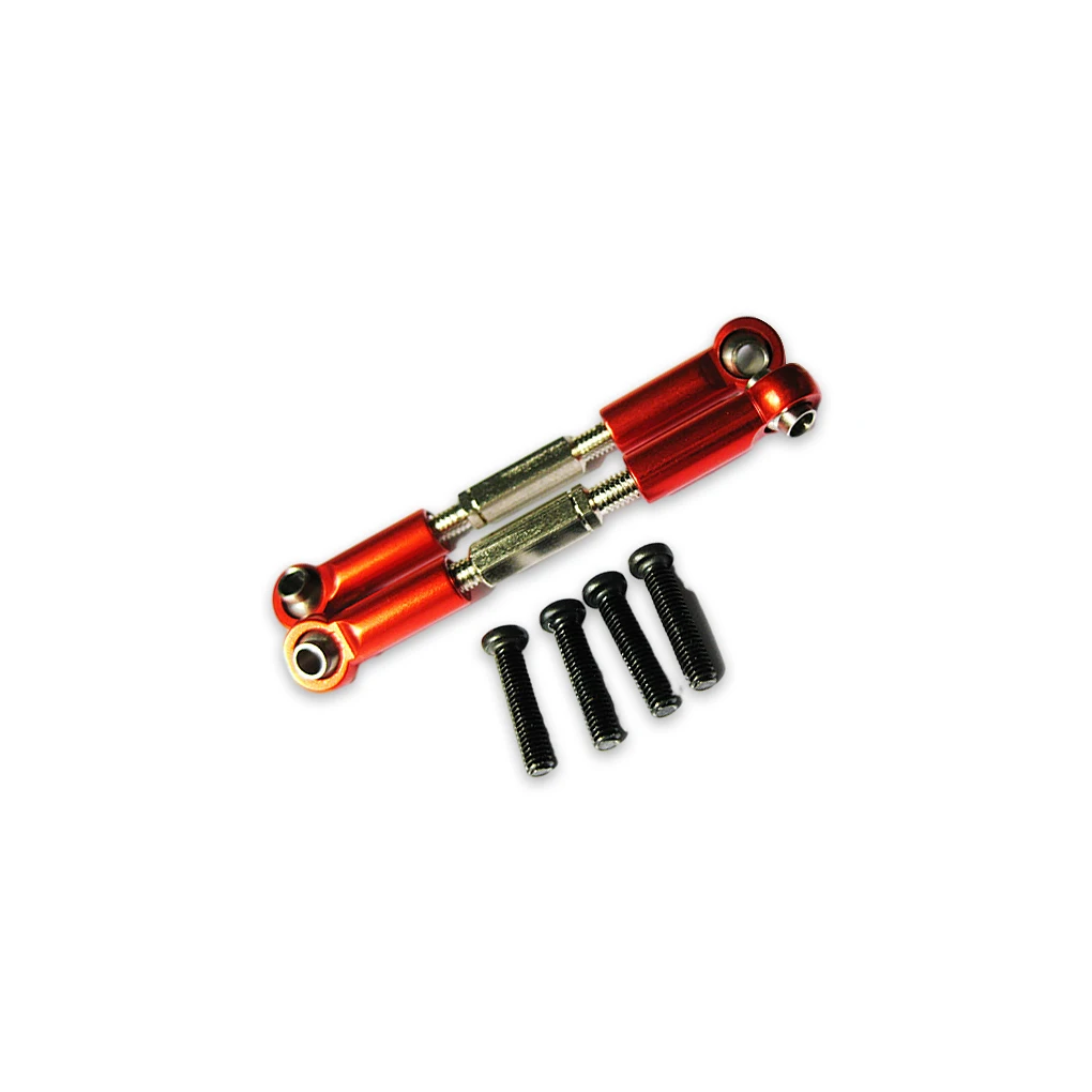 

Aluminum Front Rear Tie Rod Linkage Servo Link Set For 1/18 Hobbico Dromida BX/MT/SC4.18 Monster Truck RC Car S Steering System