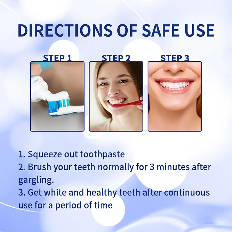 Teeth Whitening Anti-cavity Toothpaste Removal Tooth Stains Fresh Breath Tooth Care