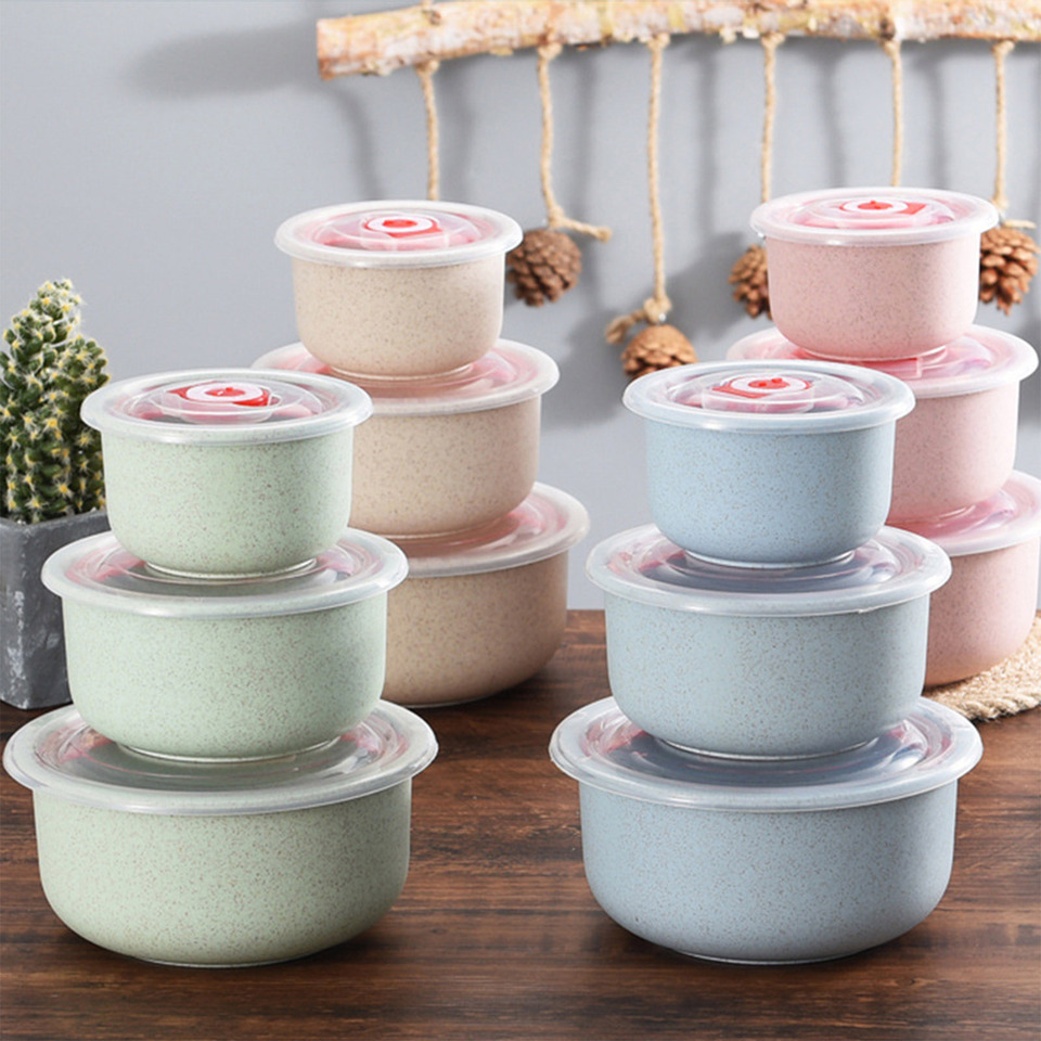  3pcs Food Storage Containers Bento Box Lightweight Food Storage Containers for Kitchen Storage Picnic Meal Prep Take Out 