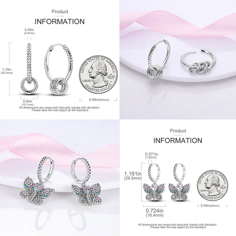 925 Sterling Silver Heart Big Circle Earring Pave U Shape Hoop Earrings For Women Original Wedding Engagement Birthday Gift hoop earrings silver earrings silver hoop earrings womens earrings heart hoop earrings heart earrings