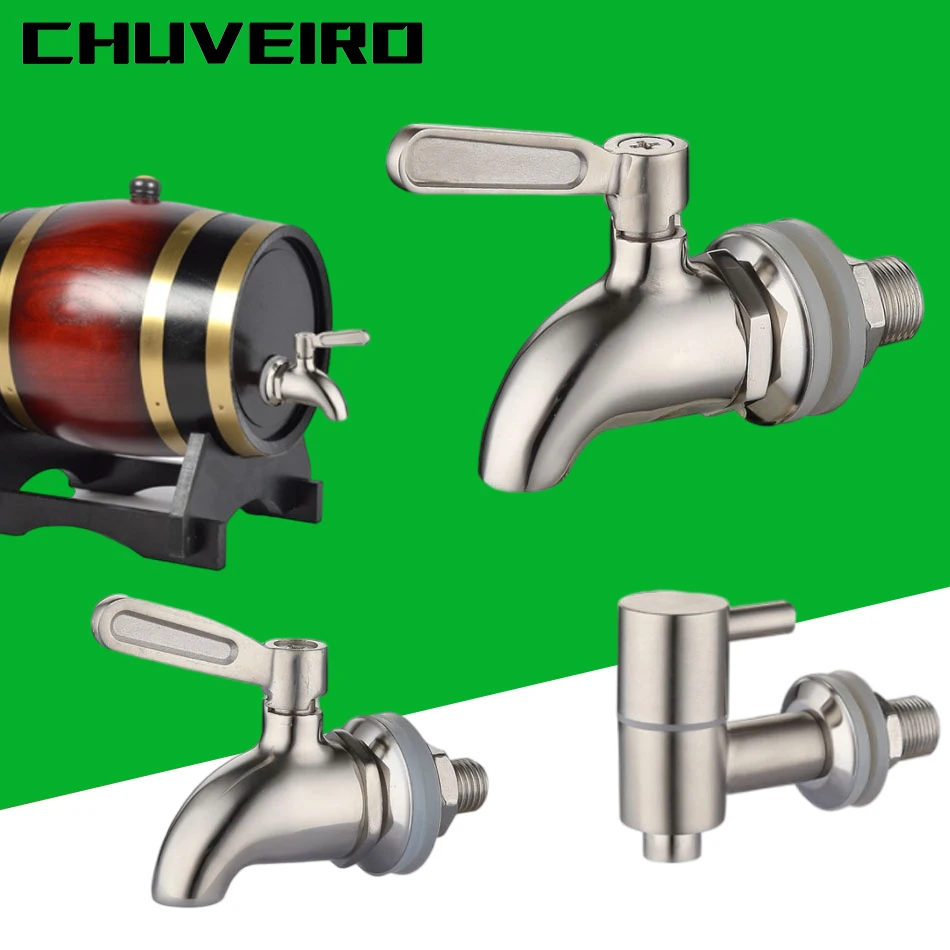 

Wine Bucket Faucet 304 Stainless Steel for Beverage Juice Beer Barrel Water Tank Tap With Filter Valve Water Dispenser Switch