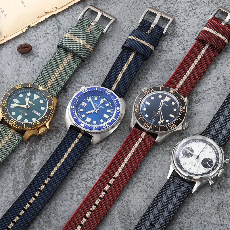 Hip Hop Smartwatch BINLUN Cinturino Per Orologio In Tela Uomo 20mm