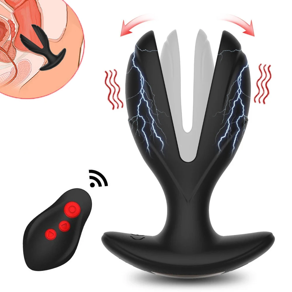 Anal Electric Shock Vibrator And Prostate Massager Anal Plug_voghion.com