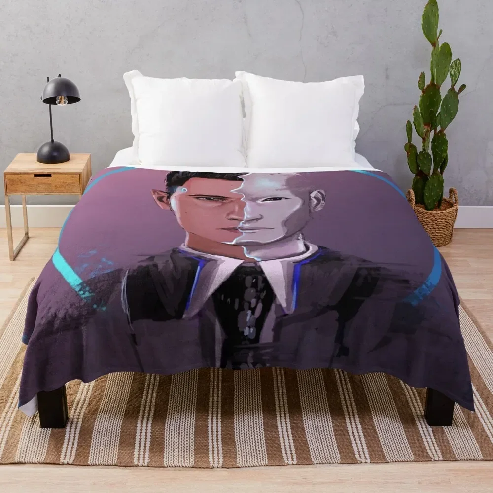 

Connor Throw Blanket Multi-Purpose Stuffeds anime Luxury St Blankets