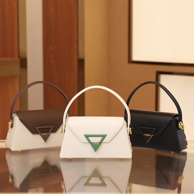 

Light Luxury Female Bag New Niche Senior Sense Patchwork Color Handbag Chain Bag Single Shoulder Crossbody Bag Small Square Bag