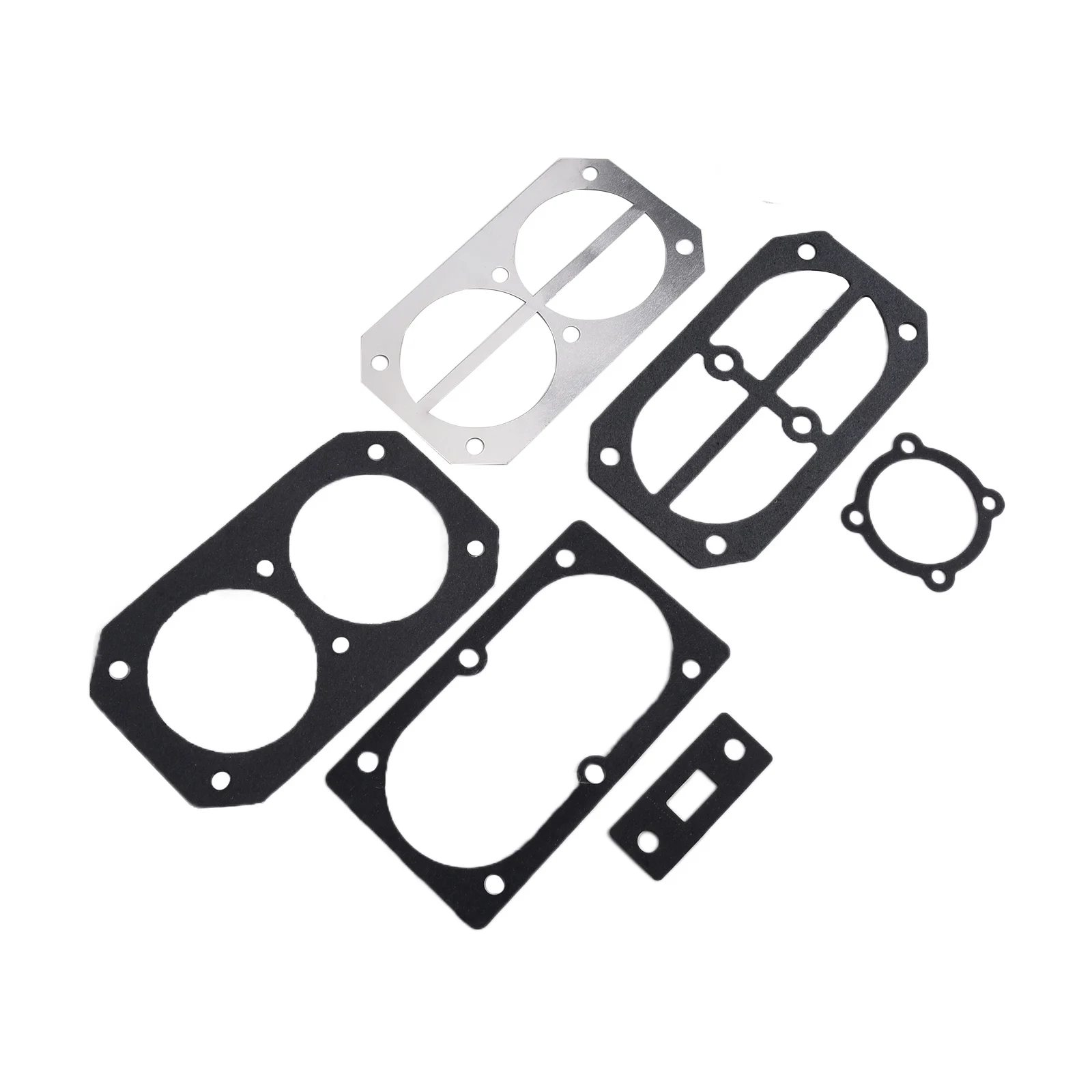 6pcs/set Air Compressor Cylinder Head Base Valve Plate Gaskets Washers For 2070 Type Air Compressor Pneumatic Parts