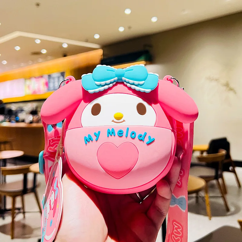 Cartoon Sanrio Hello Kitty Plush Doll Messenger Bags Cute Girl Heart  Shoulder Bag My Melody Keys Coin Purse Girl Birthday Gift - AliExpress