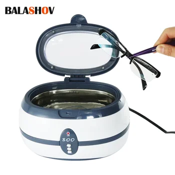 Ultrasonic Cleaner Ultra Sonic Bath Cleaner Mouth Guards Jewelry Watch Glasses Razor Dental Ultrasound Cleaning Machine Cleaner 1