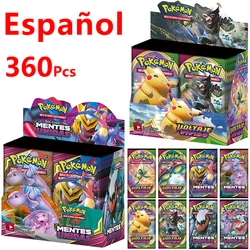 Boîte de rehaussement de cartes Pokémon d'espagne, bouclier épée, cartes de jeu dessin animé Versin espagne, cartes de Collection, jouets Pokémon 