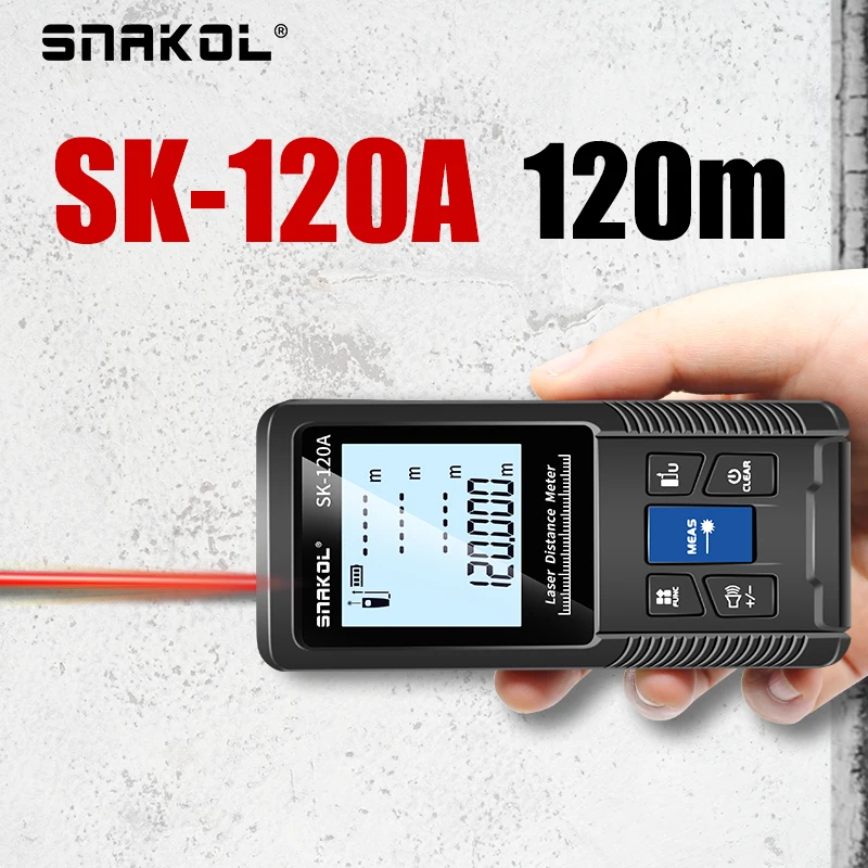 SNAKOL Distance Meter 40m/50m/70m/100m/120m Laser Rangefinder Tape Range Finder Measure Device Tools Digital Ruler Test Tool laser rangefinder distance meter laser tape measure tape measure digital tape measure