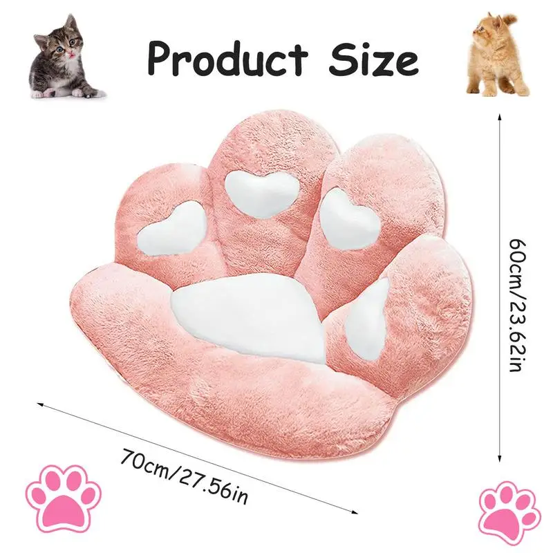 Cat Paw Chair Cushion Lovely Cat Paw Cushion 28x 24 Cat Paw Shape Chair Cushion Cozy Seat Pad Floor Cushion Seat Pillow 6
