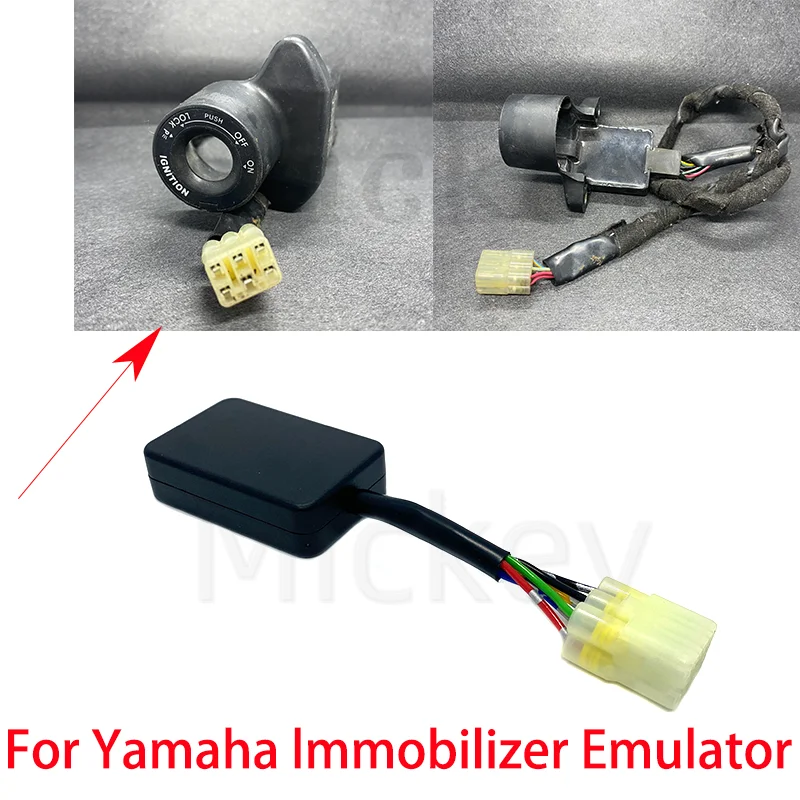 For Yamaha Immobiliser Emulator 2002 - 2021 R1 R6 MT07 MT09 MT10 TMAX XMAX++ концы руля для мотоциклов yamaha mt03 mt07 mt09 mt10 mt 03 07 09 10 tracer 2021 gt 900