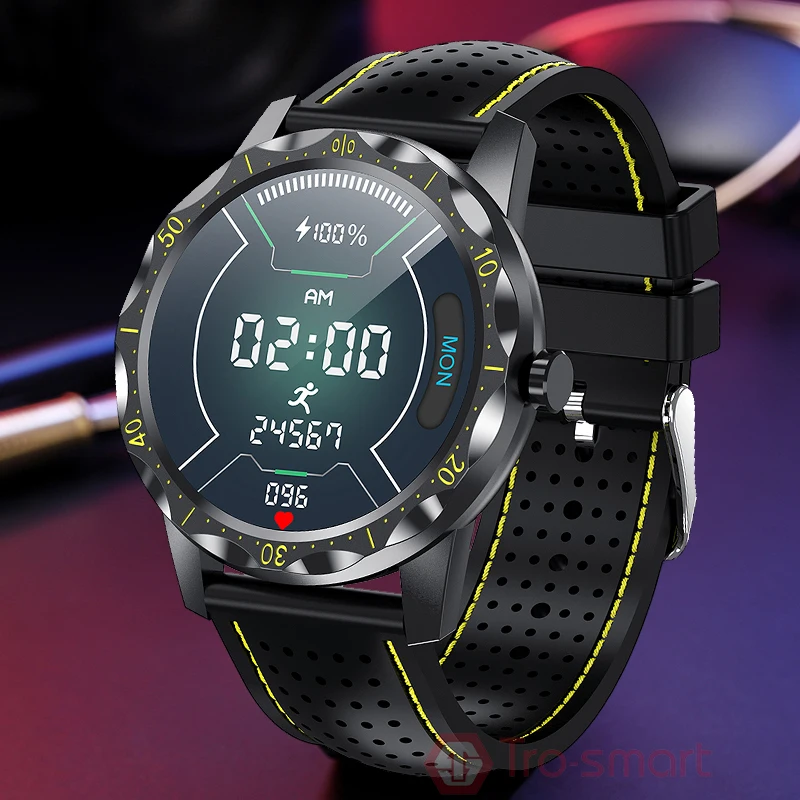 Full Touch Smart Watch Men Male Smartwatch Electronics Smart Clock For Android IOS Fitness Tracker Sport Smart-watch SKY 1 PLUS 