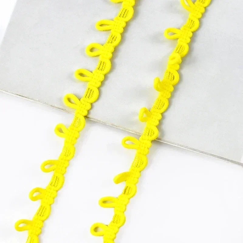 Premium Lace Elastic Band with Button Hole Trim for Stretchable Sewing Projects