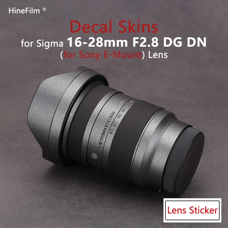 Sigma 16 28 F2.8 Lens Decal Skin Beschermende Film Voor Sigma 16 28Mm