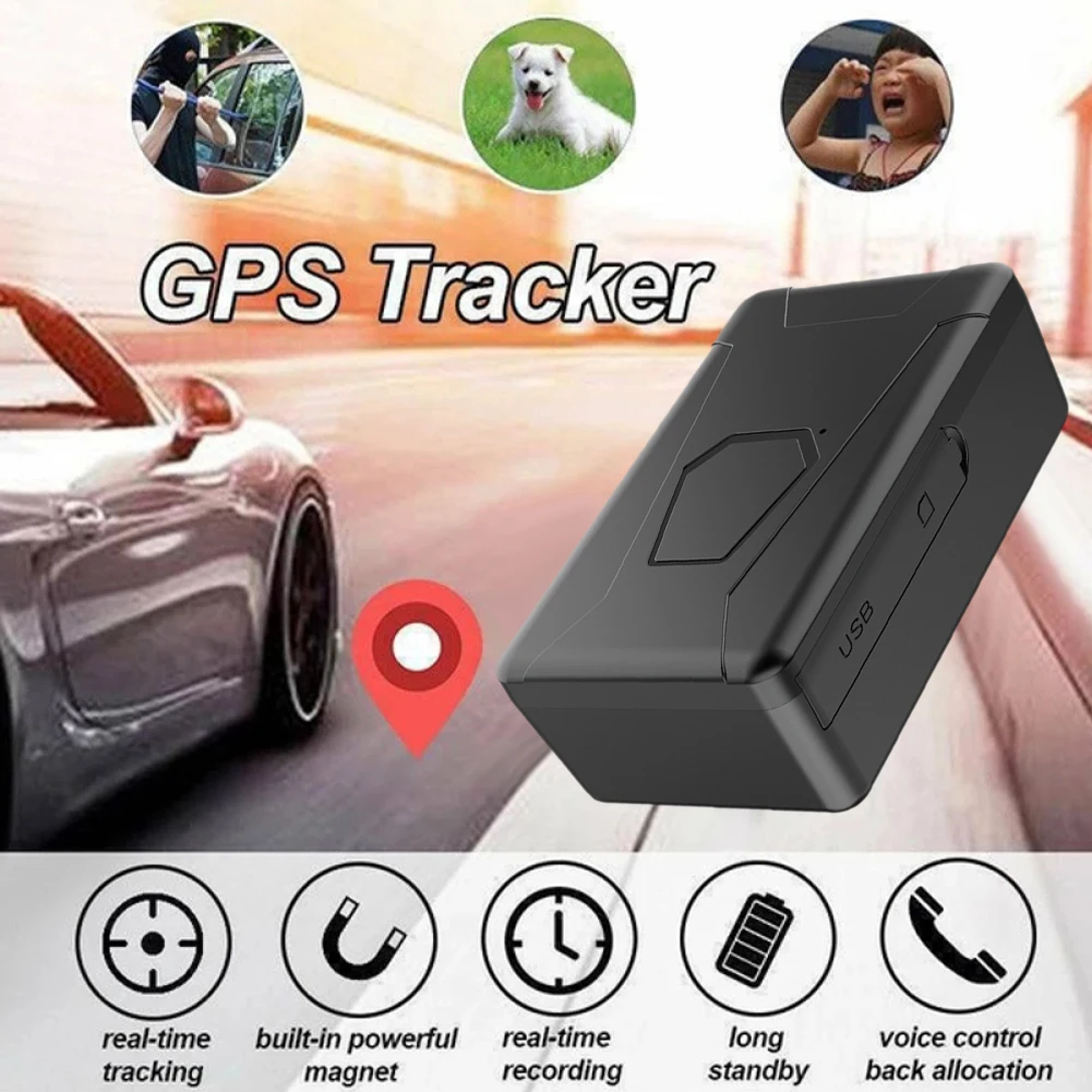 

Car GPS Tracker Real Time Tracking Anti-Lost Locator APP Control Audio Recording Strong Magnetic Mount For Car Truck Motorcycle