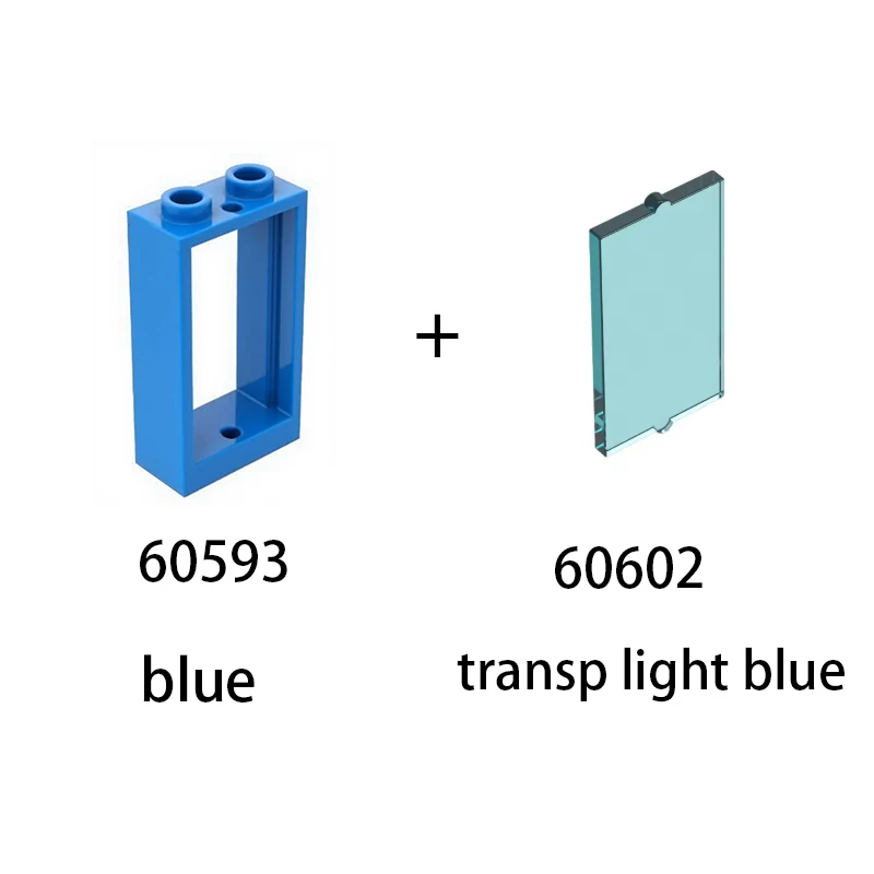 MOC Technology Parts 60593 Fenster 1 x 2 x 3, kompatibler Ziegelstein, DIY-Teile, praktisches Bau-Puzzle-Geschenk für Kinder – Detail 6
