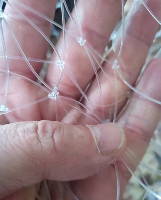 53/60/85cm Double Line Fishing Net without bracket Handheld High-density Durable Nylon Fishing Net Outdoor Fishing accessories 3