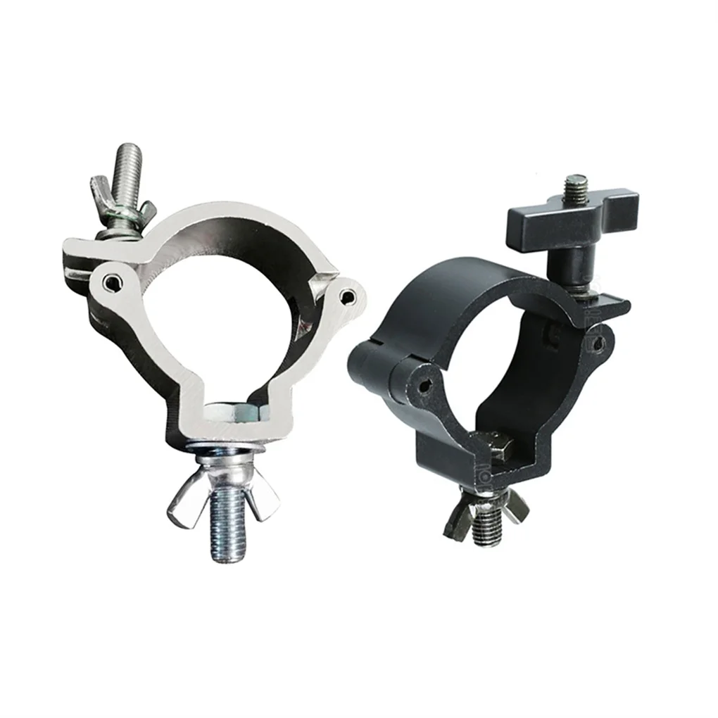 

Heavy Duty Stage Light Hook Aluminum Alloy Clamp Bar Light Spotlight Rustproof Fixed Pipe Clip for Percussion Instruments