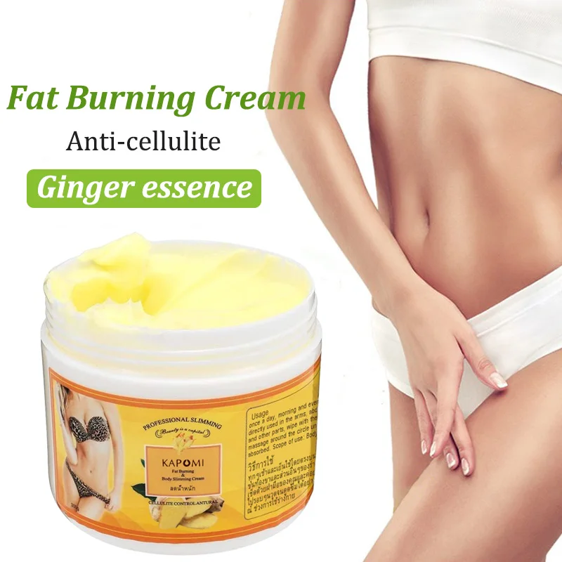 Fedt 50g Ingefær Forbrændende Cr Anti-cellulite Fedt Opstrammende Helkrops Slankende Vægttab Massering Ben Krop Talje_voghion.com
