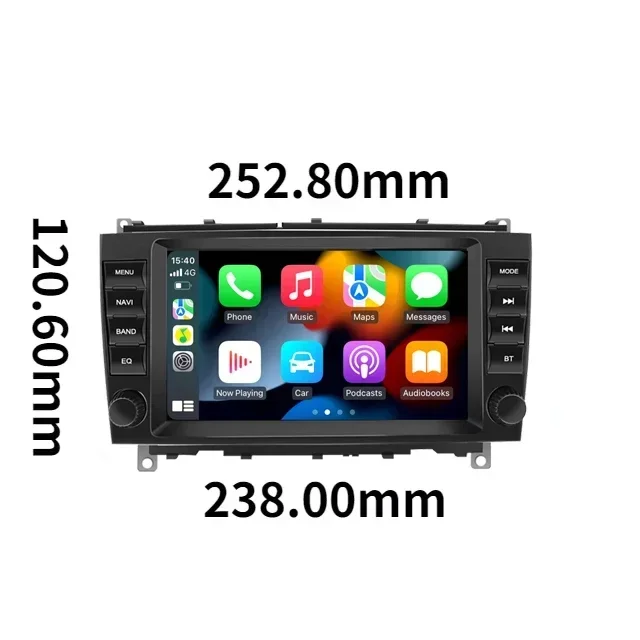 720P Carplay 8 ȵ̵ 13.0 8G + 256G  DVD ÷̾ Autoradio GPS ׺̼  CLK 200K 280 300 350 W209 2005-2012 