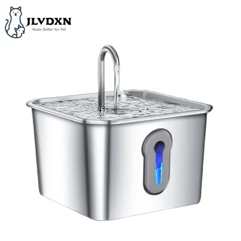 JLVDXN Stainless Steel Cat Water Fountain