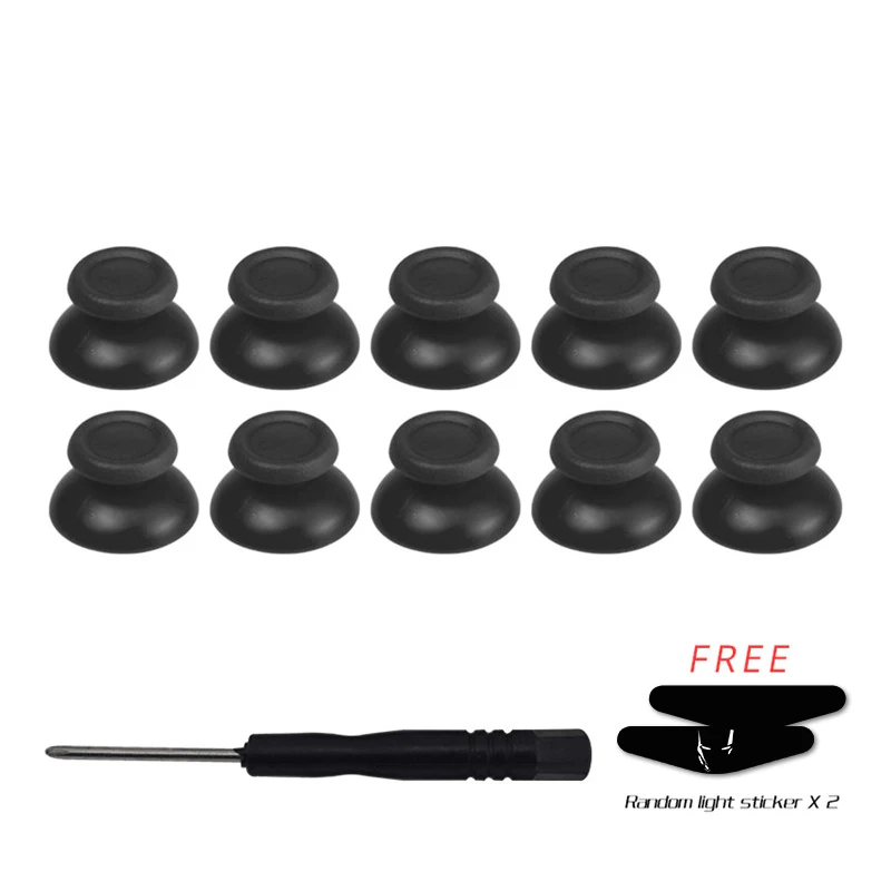 Data Frog 10pcs Replacement Joystick Thumb sticks For PS4 Controller Analog Joystick Button For Sony PS4 Joystick Button 