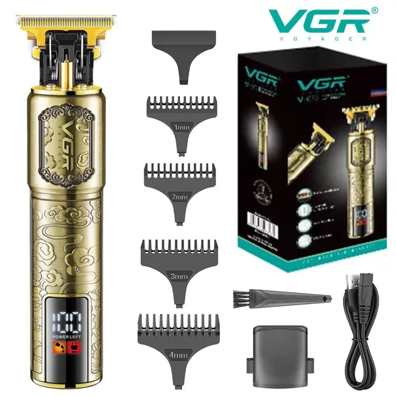 

VGR Hair Trimmer Professional T9 Trimmer Vintage Cordless Hair Cutting Machine Hair Clipper Beard Shaver Trimmer for Men V-073