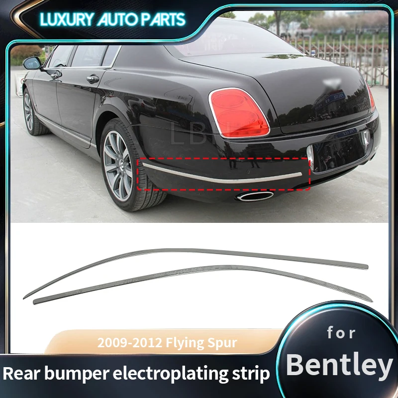Hoogglans Chroom Sierlijst Bentley - Close-up van de gegalvaniseerde afwerking