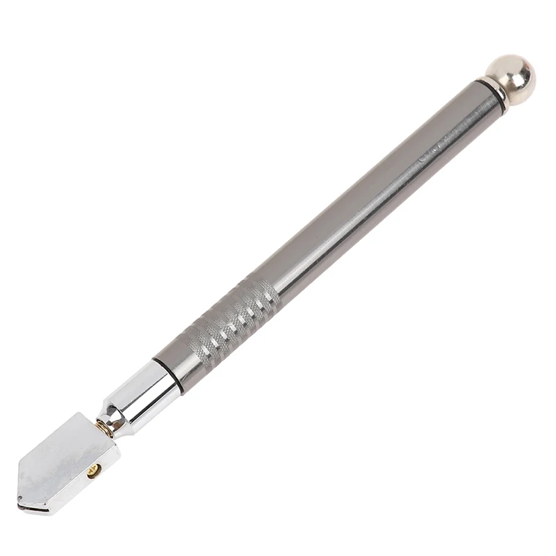 Oil Feed Glass Cutter Diamond Antislip Metal Handle Cutting Tools Professional
