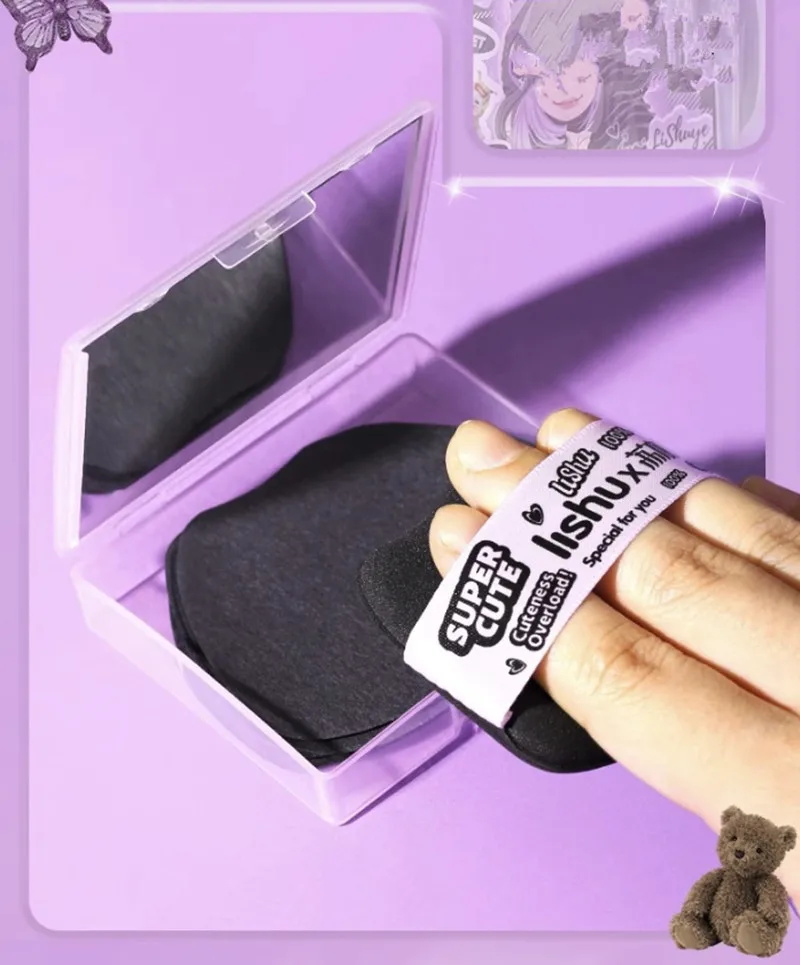 Lishu 100 Sheets Oil Clear Blotting Paper With Powder Puff Oil Control And Makeup Setting Oil Absorbing Wipes Cosmetic Tool
