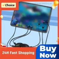 Mobile Phone Screen Auto Clicker Adjustable Game Clicker with Digital Display & RGB Light for Games Live Broadcasts Likes Reward