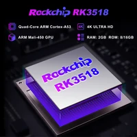 LEFFOT RK3518 Android 14.0 ТВ-приставка A53 BT5.4 Wi-Fi6 Поддержка 4K Google Voice Assistant Youtube Медиаплеер 4K Новый Smart Box — изображение 4