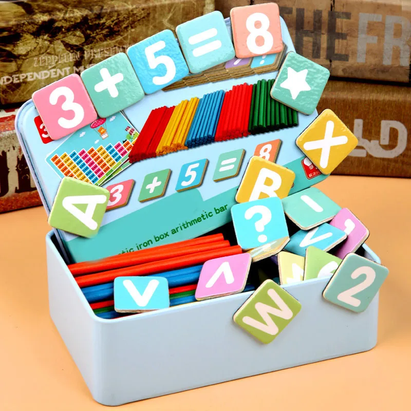 Children Math Arithmetic Teaching Aids Number Sticks