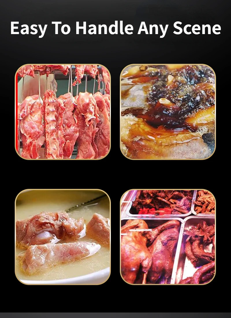 Description Picture 5 of itemFishing Meat Hook Stainless Steel Material Pear Wood Handle Hook Roast Bacon Roast Duck Marinated Meat Double Hook Meat Fork