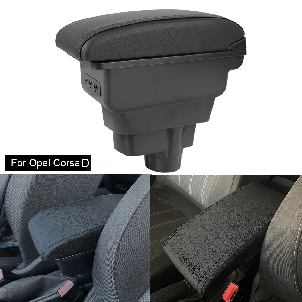 

Car Accessories Arm Rest Box Armrest Box Retrofit Parts Storage Box Car Armrest Backrest Interior Parts For Opel Corsa D