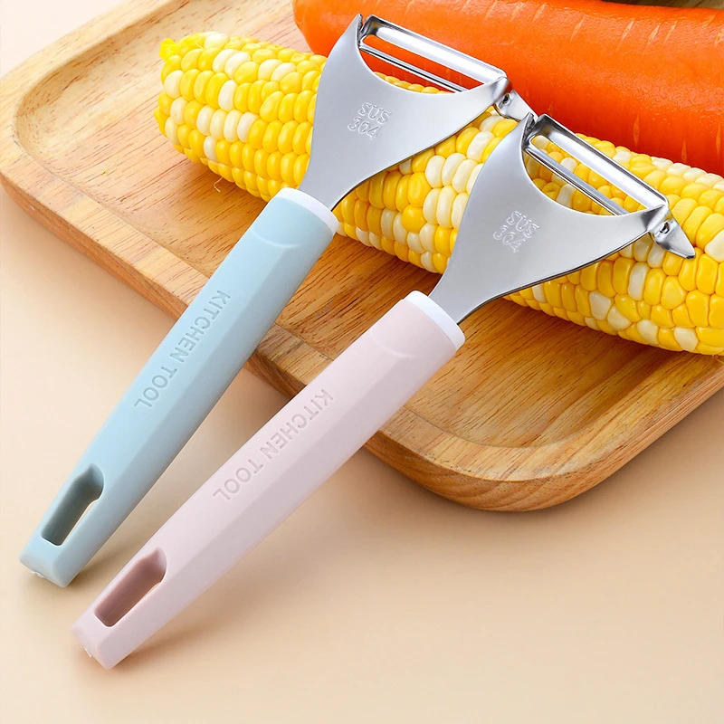 

Manual Vegetable Peeler 304 Stainless Steel Household Potatoes Carrots Paring Knife Slicer Zesters Fruit Tool Kitchen Gadget