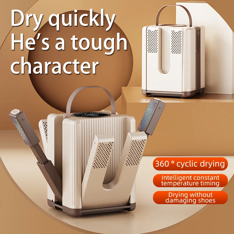 Six Arm Shoe Dryer Foldable Electric Shoe Warmer