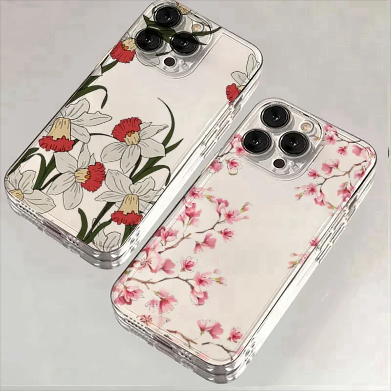 Floral Flower Design Smartphone Case Cover