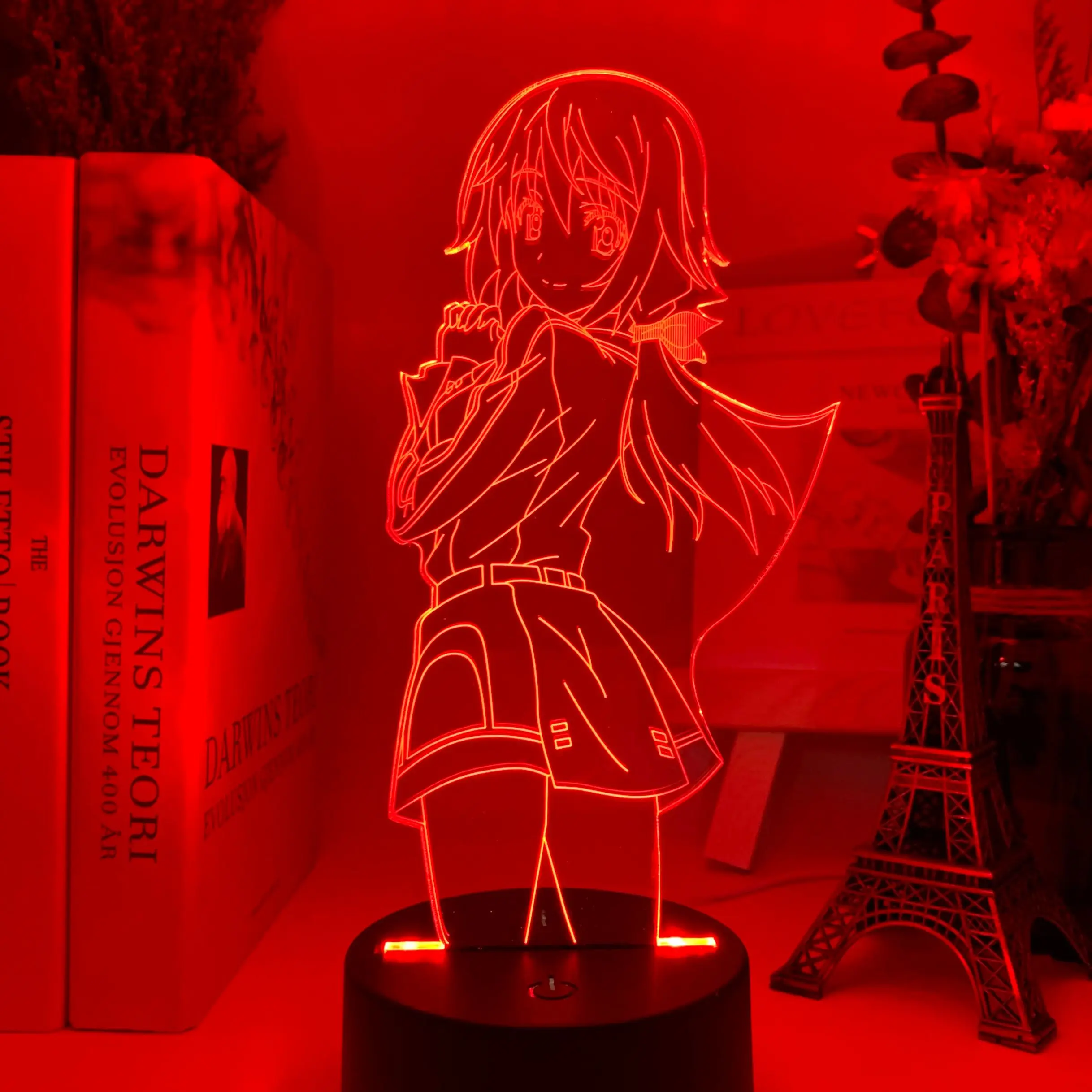 Lampe LED 3D à l'effigie de la reine des neiges, couleur dégradée, pour la  chambre à coucher, luminaire décoratif d'intérieur, Manga, nouveau modèle -  AliExpress