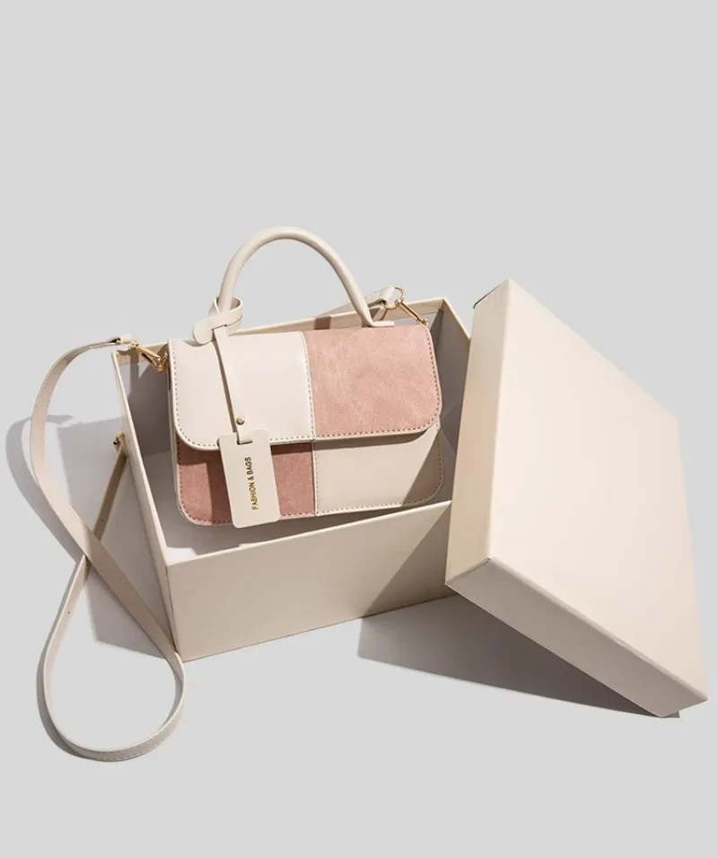 French retro women shoulder bag