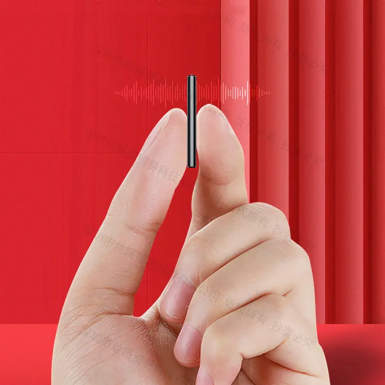 ultra thin mini voice recorder front view